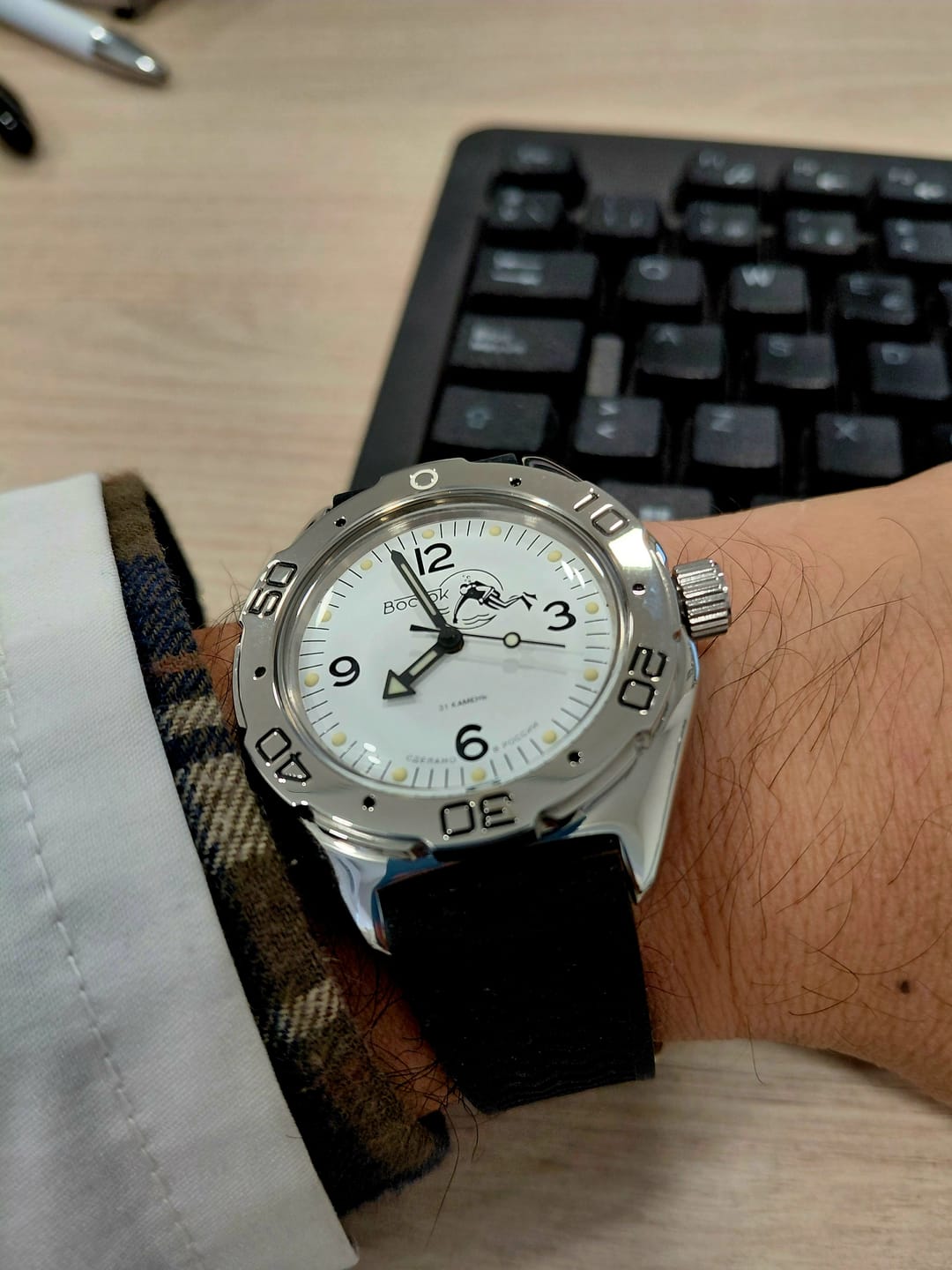Customer photo review of Reloj Vostok Amphibia 670920 Automático Buceo Made in Russia 41,7 mm [EXCLUSIVO]