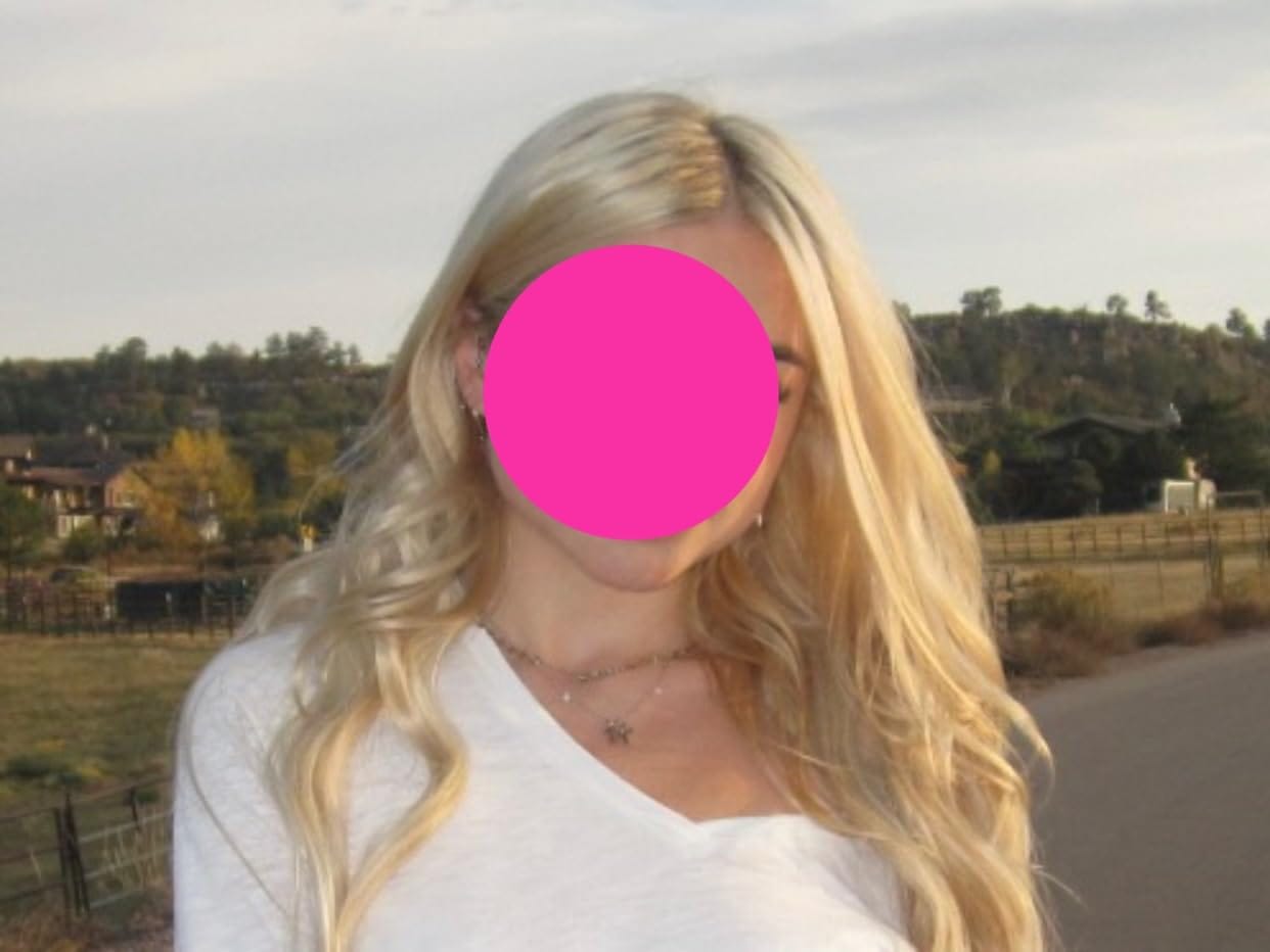 Customer photo review of Virgin Flat Silk Weft Hair Extensions Bleach Blonde #60