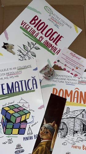 Recenzie cu fotografie de la un client despre Pachet Bacalaureat (Română + Matematică + Biologie Vegetală și Animală clasele IX-X) Bacademia