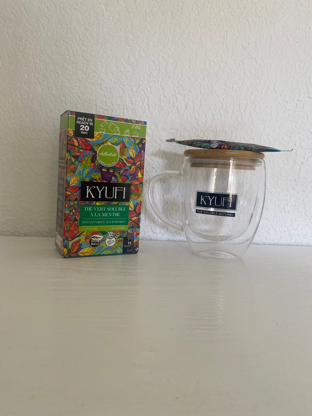 Customer photo review of Thé Vert Instantané À La Menthe - Sans Sucre