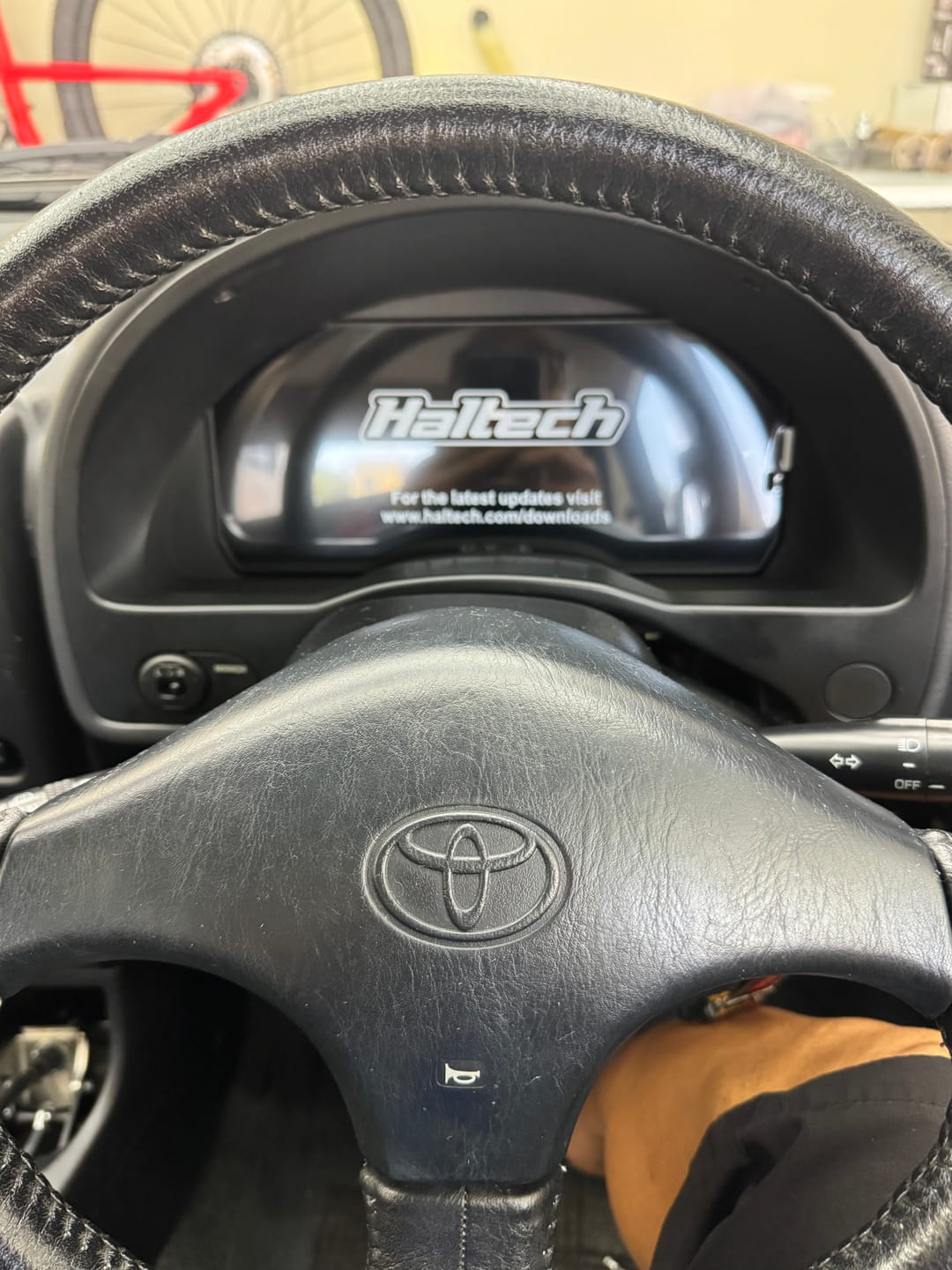 Customer photo review of Toyota Starlet 4th Gen P80 EP81 EP82 Dash Mount