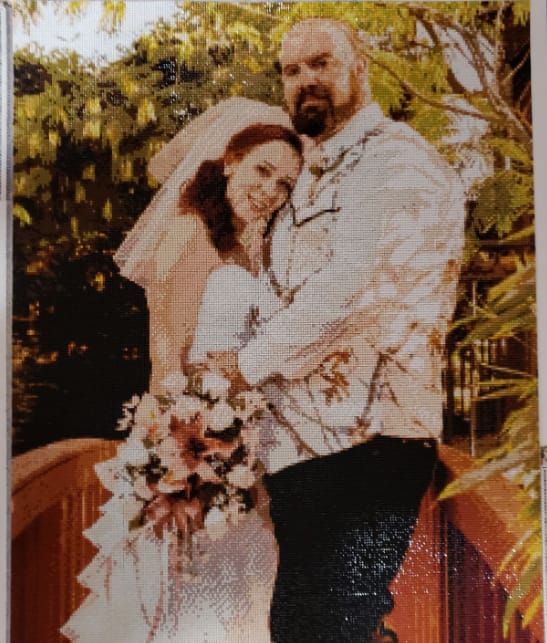 Customer photo review of Custom Diamond Painting Kits