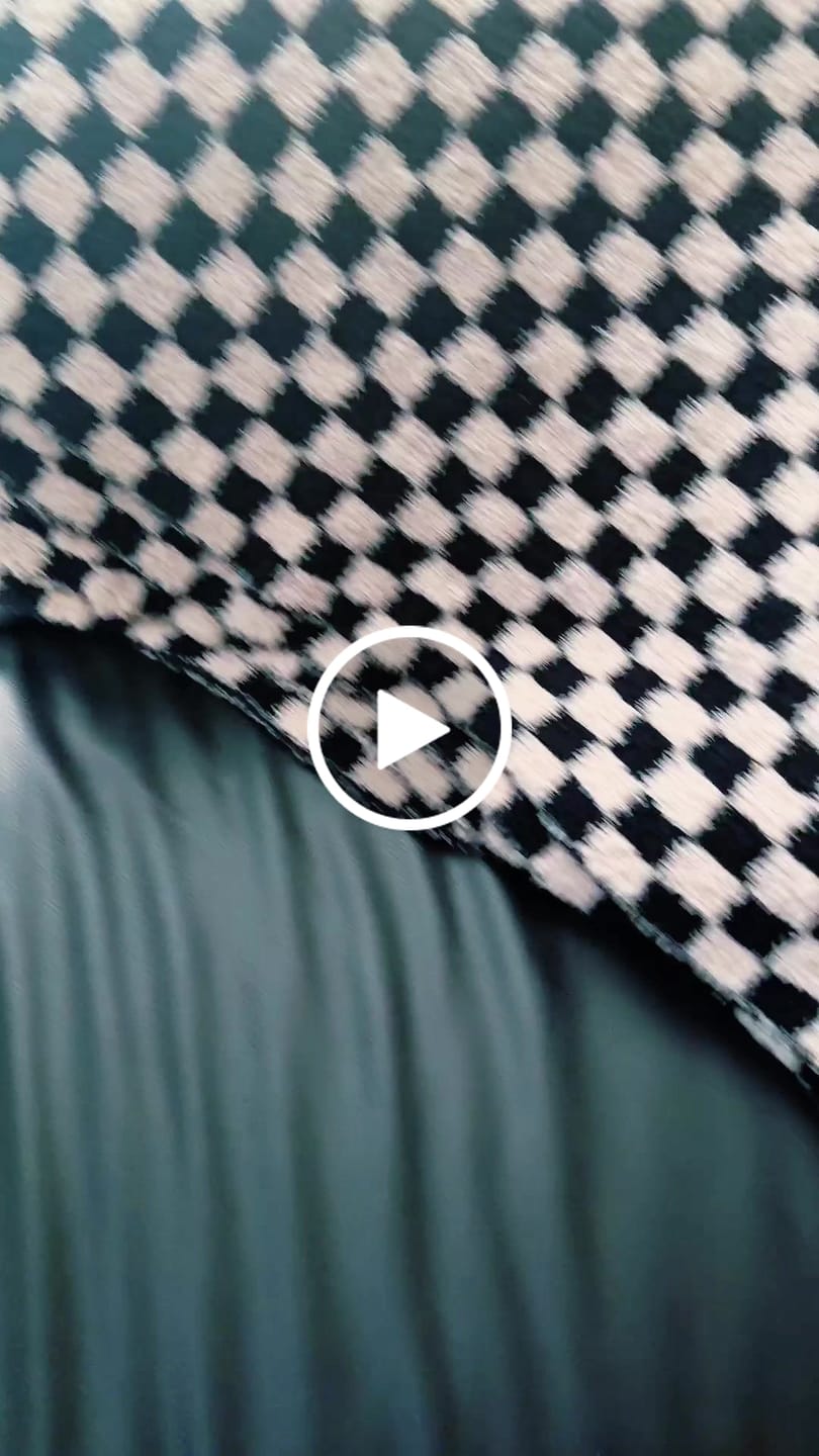Customer video review of Waffle Print Beige Extended Throw