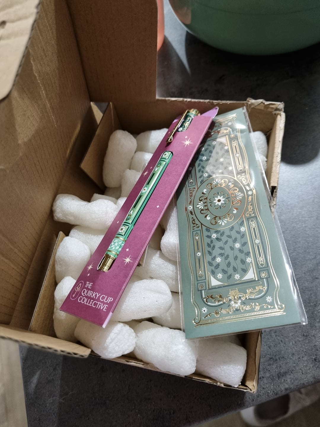 Customer photo review of Literati Bookmark - Sage