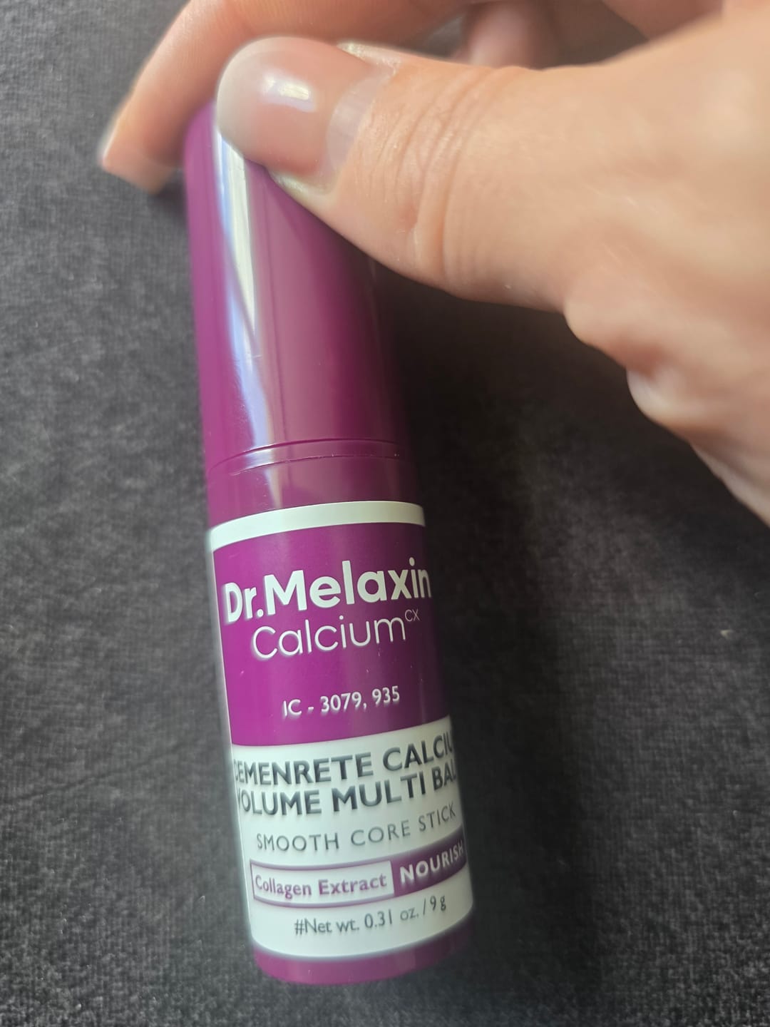 Customer photo review of Inovatīvs pretnovecošanās balzams Dr.Melaxin Cemenrete Calcium Volume Multi Balm