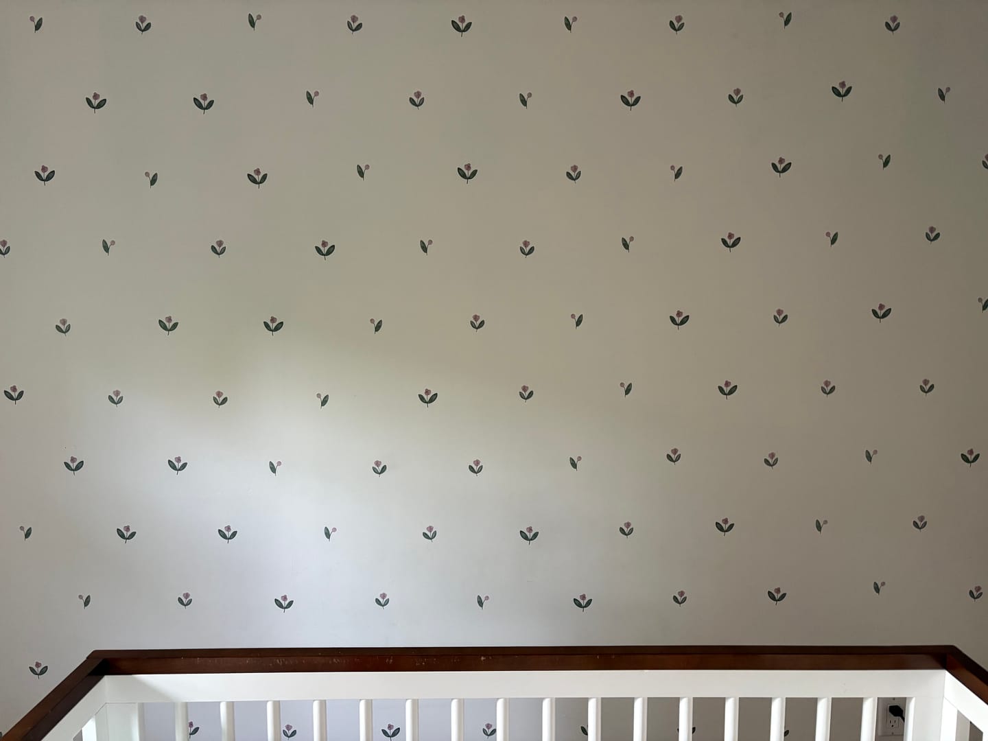 Customer photo review of Freya Floral Bud Wall Decals