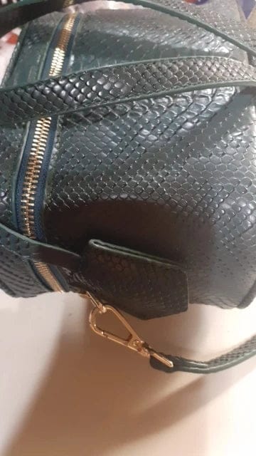 Customer photo review of Delphine Leather Box Bag