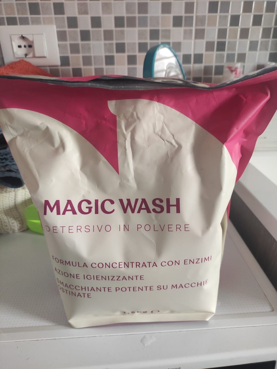 Customer photo review of Magic Wash Polvere - 1,5 Kg.