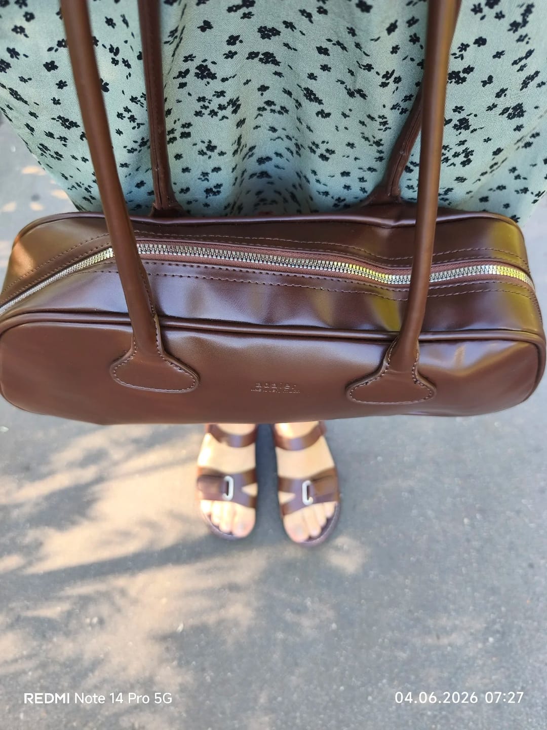 Customer photo review of Sophia Long Handle Shoulder Bag