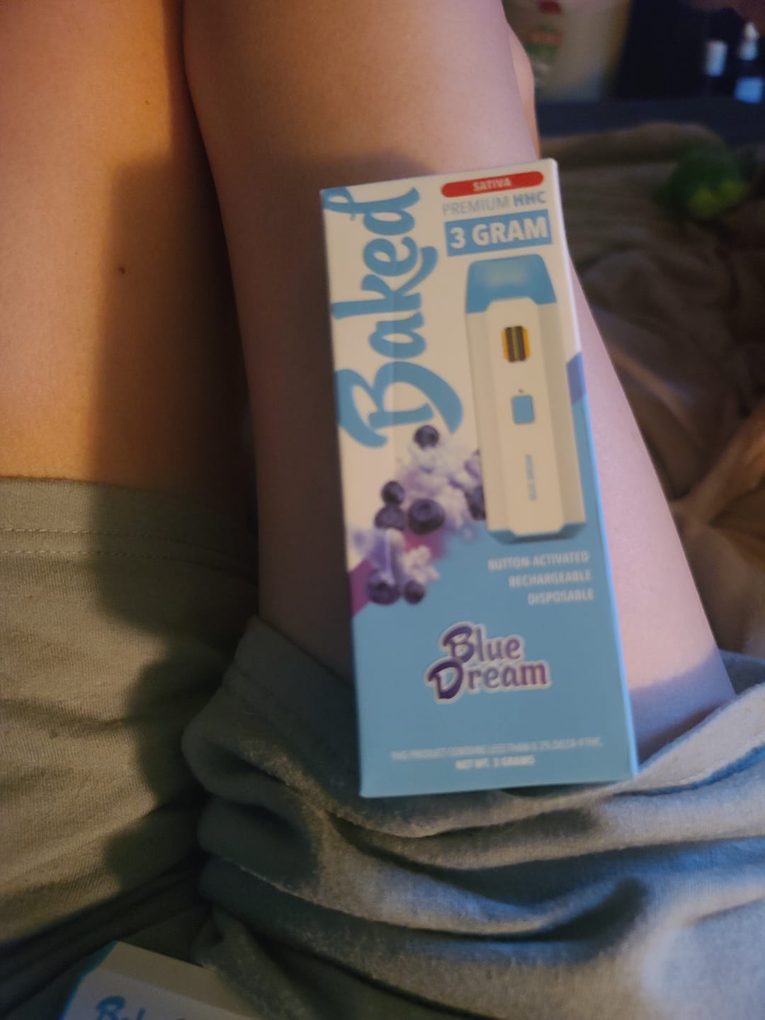 Customer photo review of 2pc Sativa Flavor Pack | 3 Gram HHC Disposable Vape