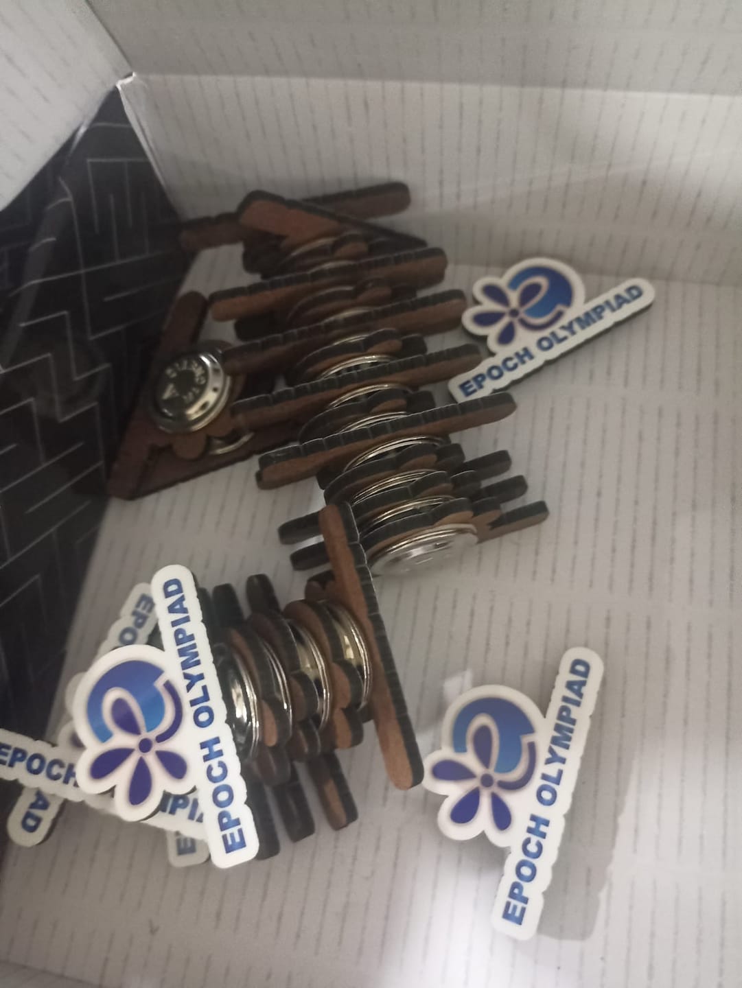Customer photo review of Customized Magnetic Badge | Wear Your Brand | PrintMine.in