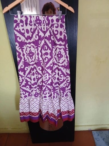 Customer photo review of Zara Boho Printed Midi Swing Skirt
