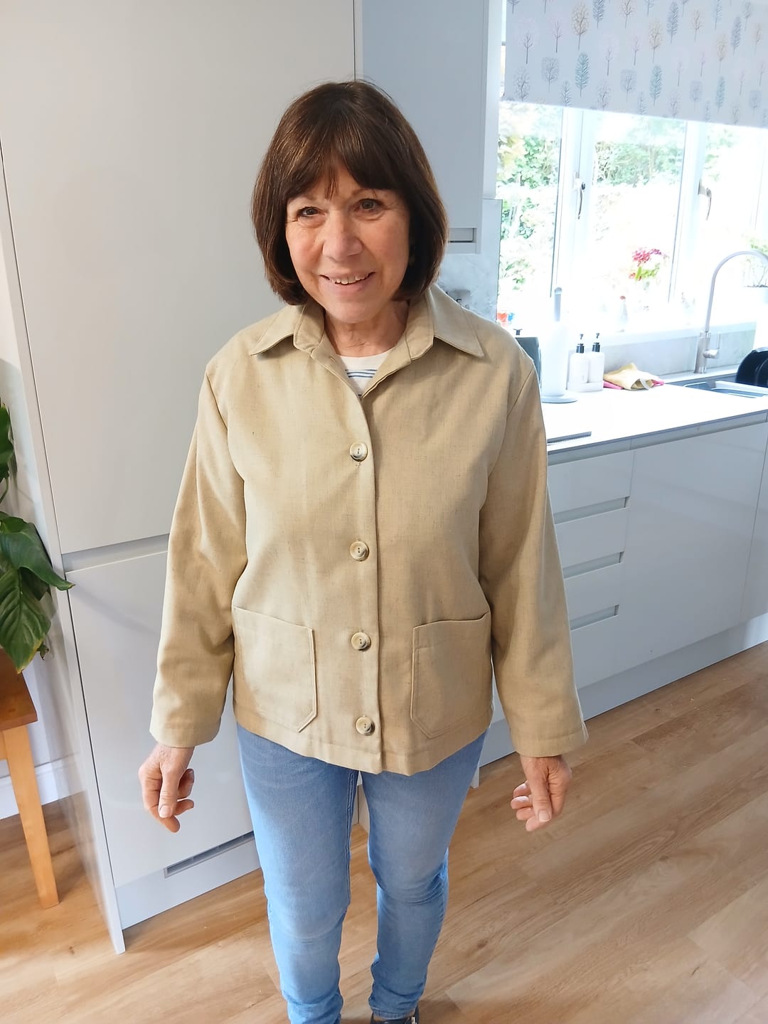 Customer photo review of Plain Bamboo Linen Blend Fabric