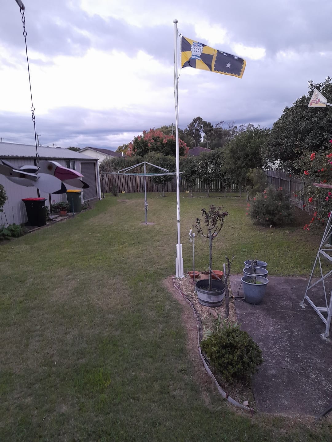 Customer photo review of Personalised Standard Flag