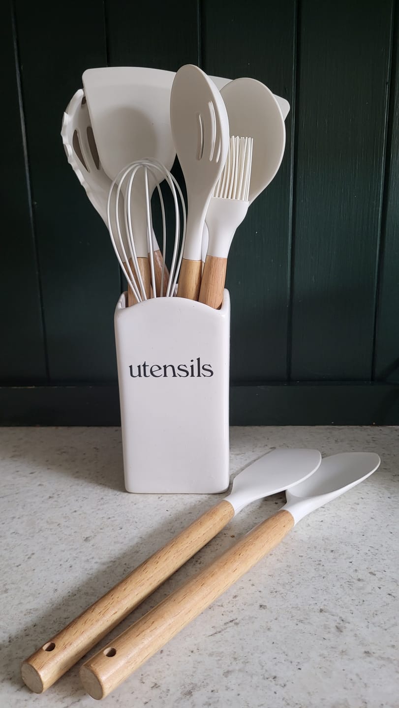 Customer photo review of Silicone Utensils Set