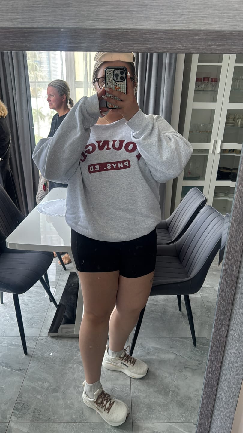 Customer photo review of W5198 - P.E. Crewneck