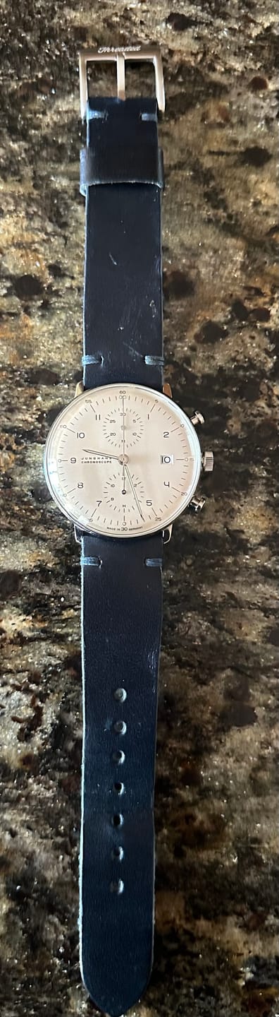 Customer photo review of FKM Geo Rubber Watch Strap - Black
