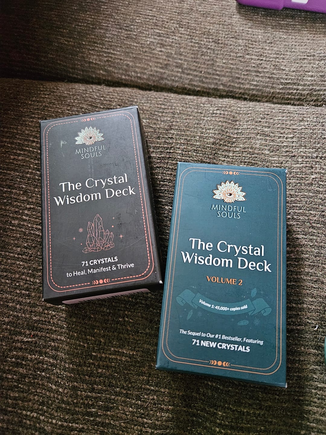 Customer photo review of The Crystal Wisdom Card Deck Bundle: Volume 2 (New Edition) + Volume 1 FREE