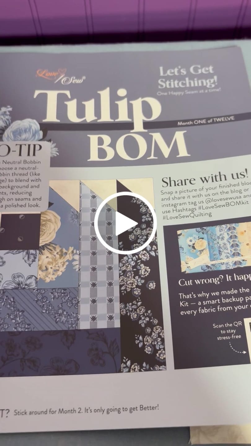 Customer video review of Beginner Block Of The Month - Petal Path Sunshine Blooms (54.5" x 68")