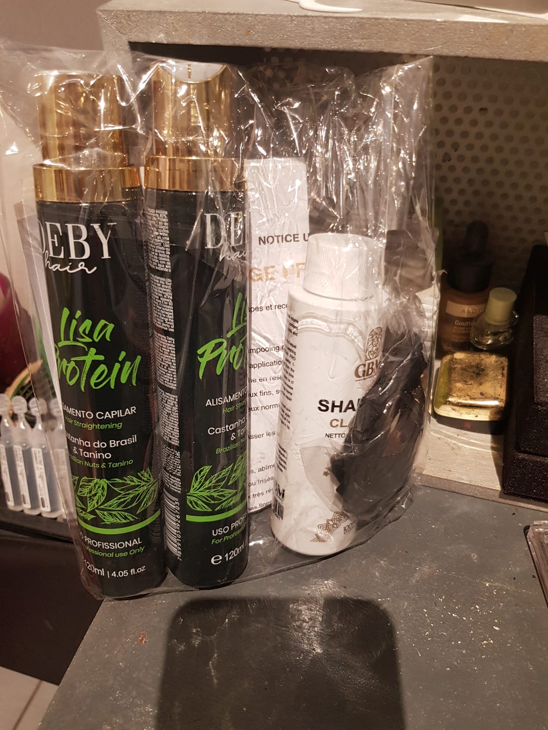 Customer photo review of Lissage Au Tanin Deby Hair Lisa Protéine