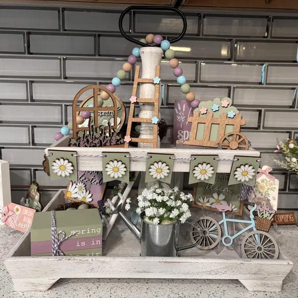 Customer photo review of Daisy Flower Mini Tiered Tray Banner