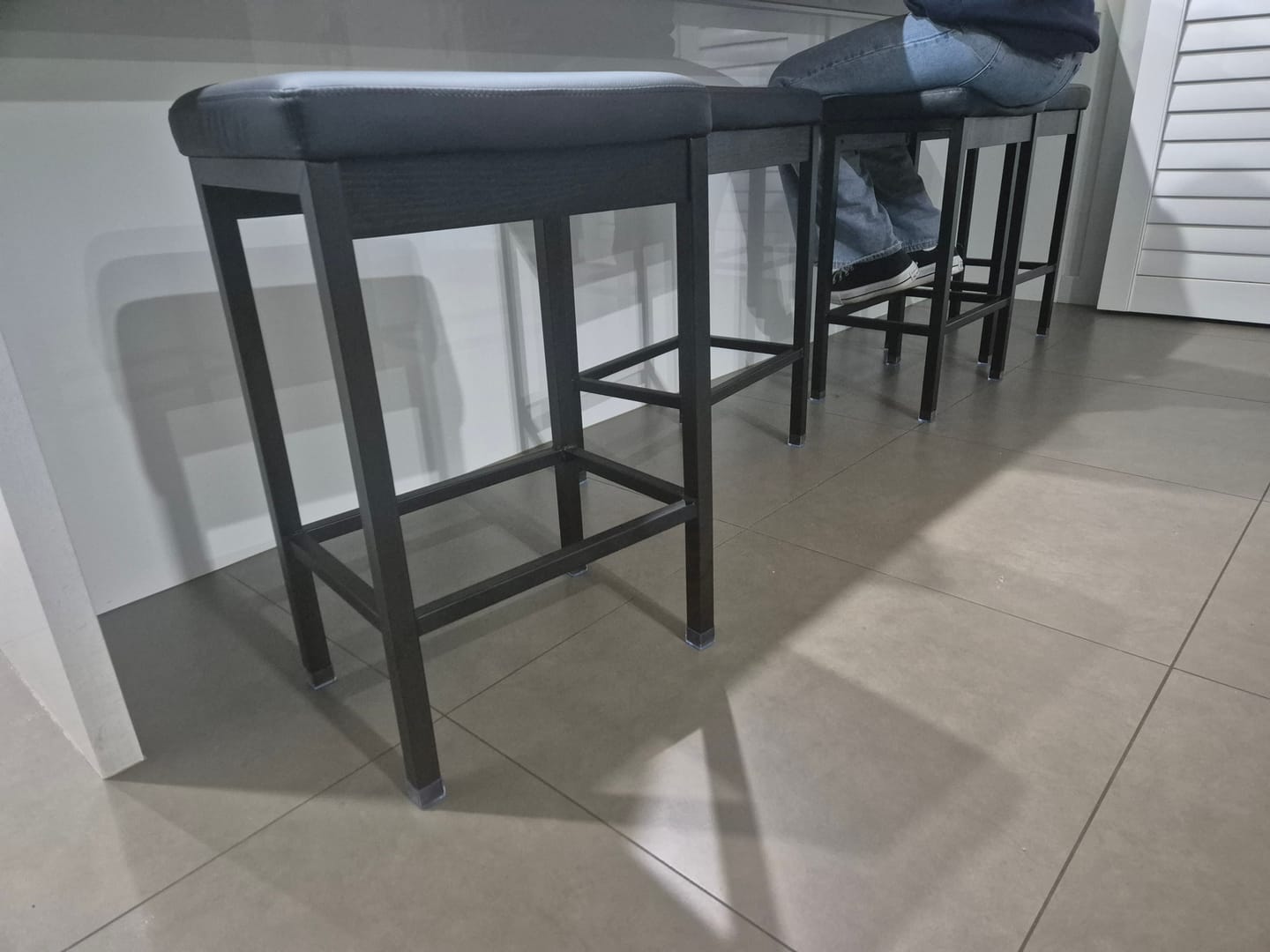 Customer photo review of Square Silicone Non Slip Floor Protector - Floor Protection