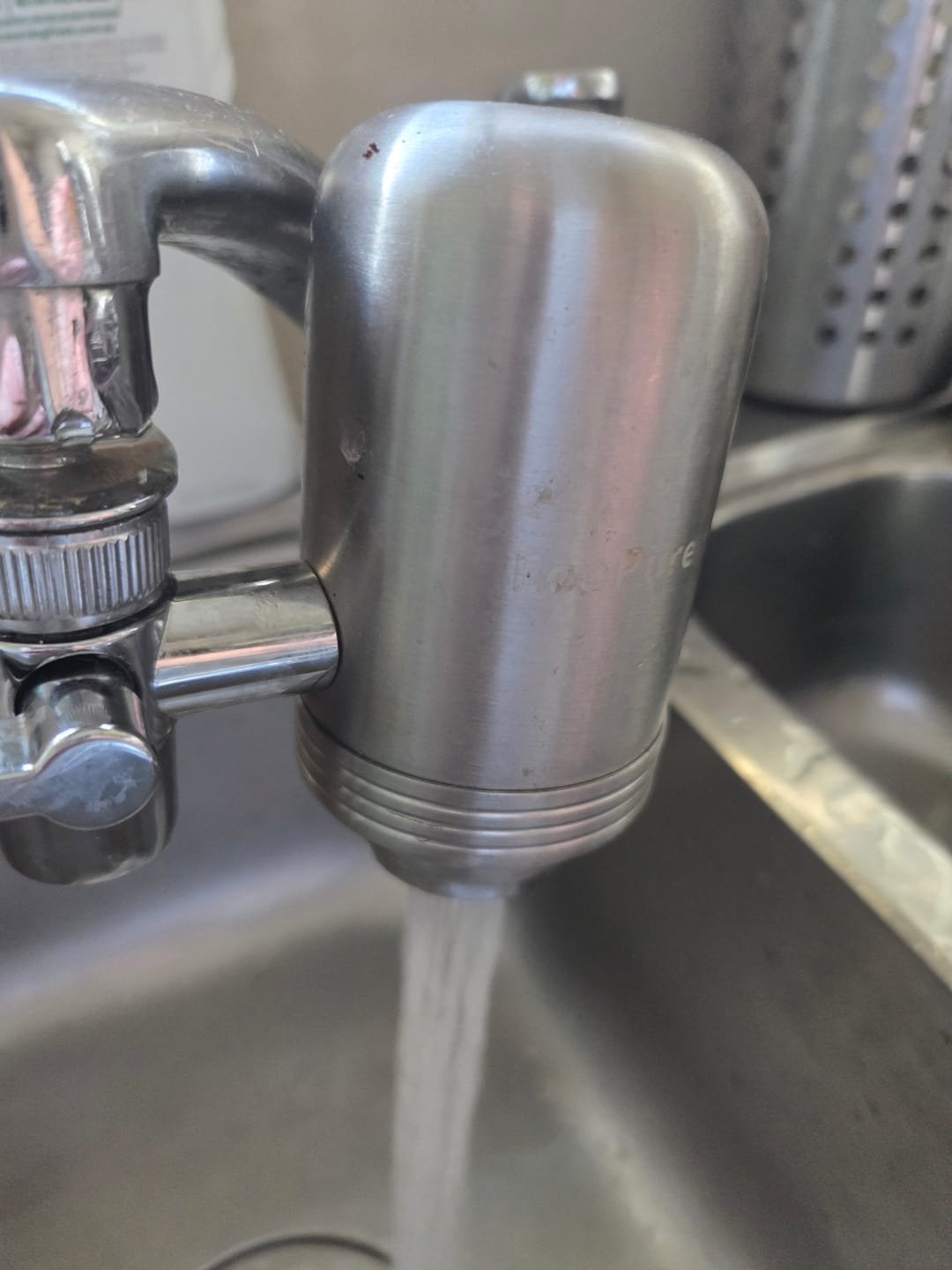 Customer photo review of EcoPure™ Tap Filter + Free Filters — Reduces PFAS, Chlorine & Microplastics. Clean Water in 60 Seconds