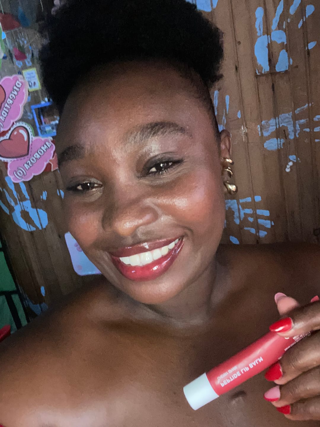Customer photo review of PEPTIDE LIP BALM