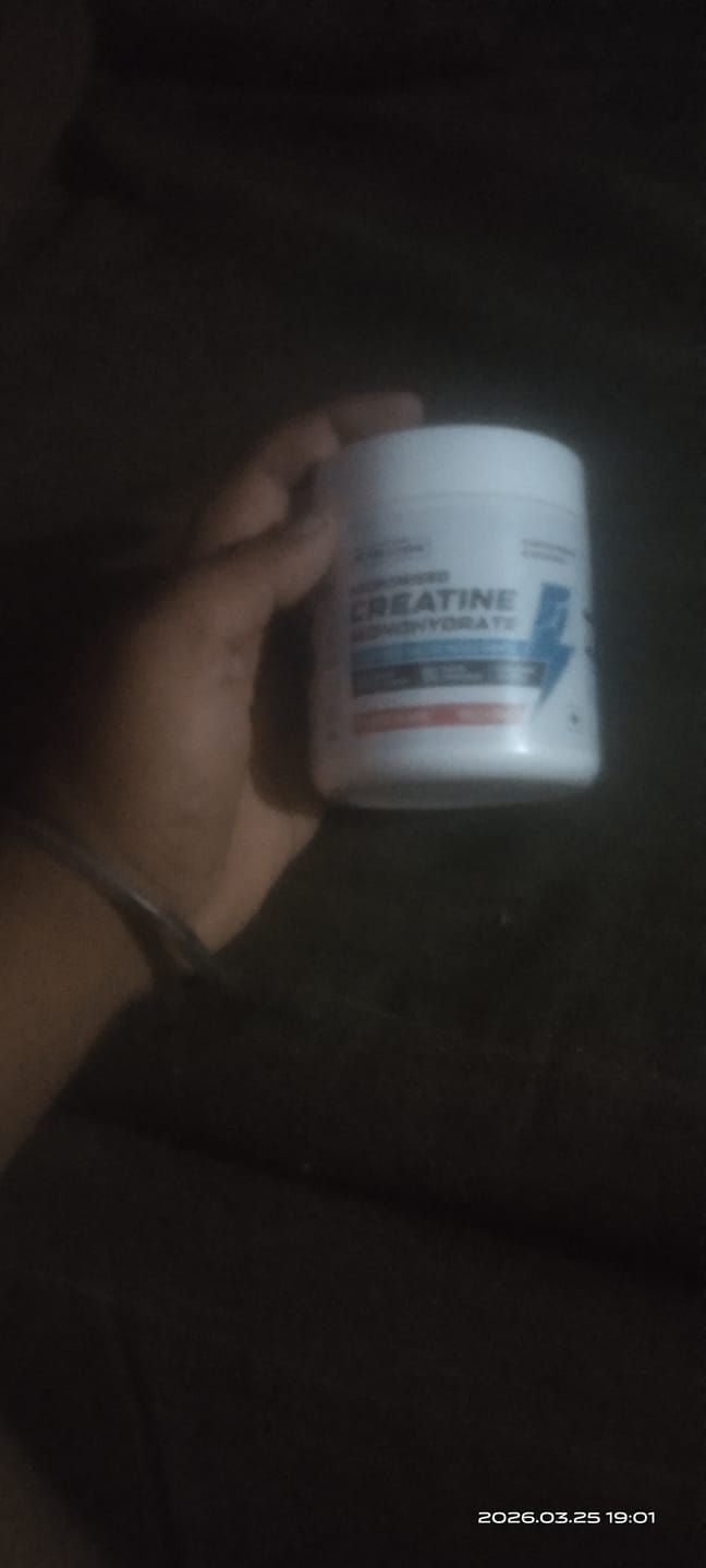 Customer photo review of Wellcore - Pure Micronised Creatine Monohydrate | Watermelon Wave (122g, 33 servings)