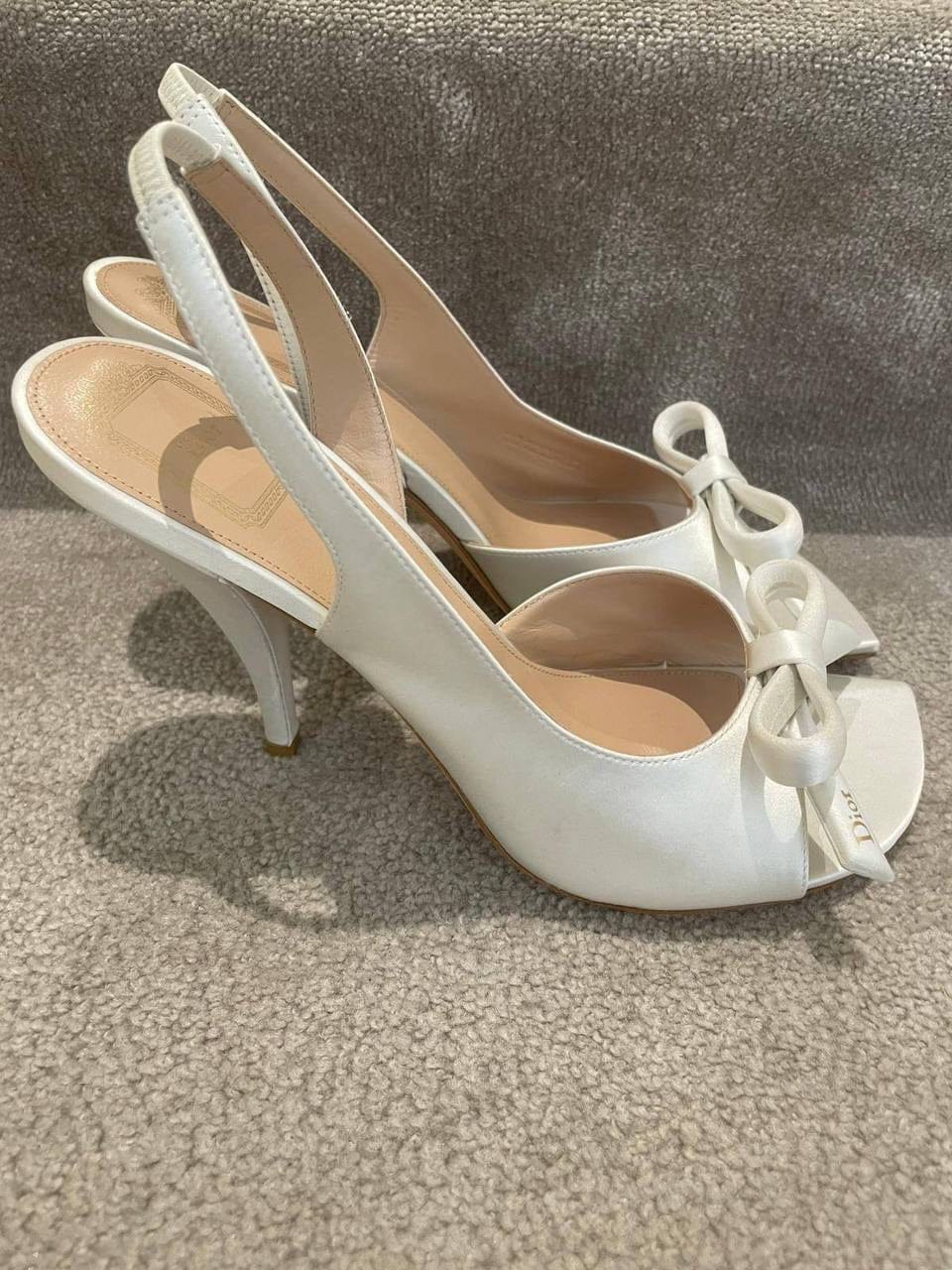 Customer photo review of Dior 2026 Bow Heeled Slingback Sandal 607567