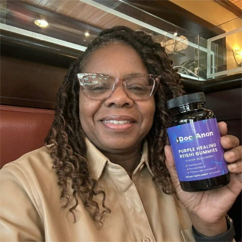 Customer photo review of DR SEBI'S HEALING PURPLE GUMMY