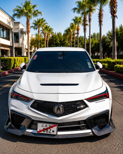 Customer photo review of Custom Japanese License Plate - Vanity & Magnetic Cover
