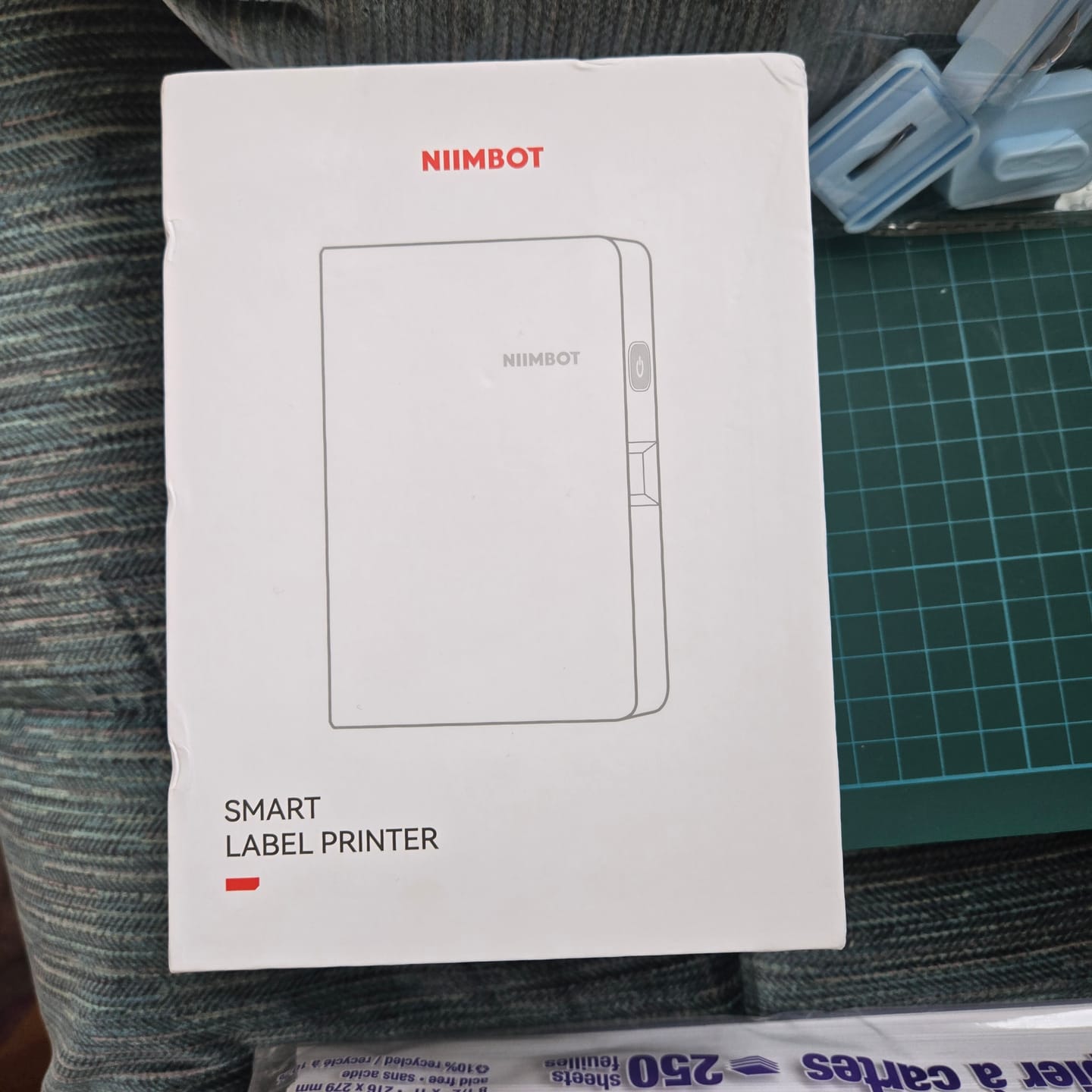 Customer photo review of Niimbot N1 Smart Bluetooth Label Maker Machine, Handheld Thermal Transfer Printer for Gift Wrapping Ribbon, Home Storage Labels, Office Files, Jewelry Tags