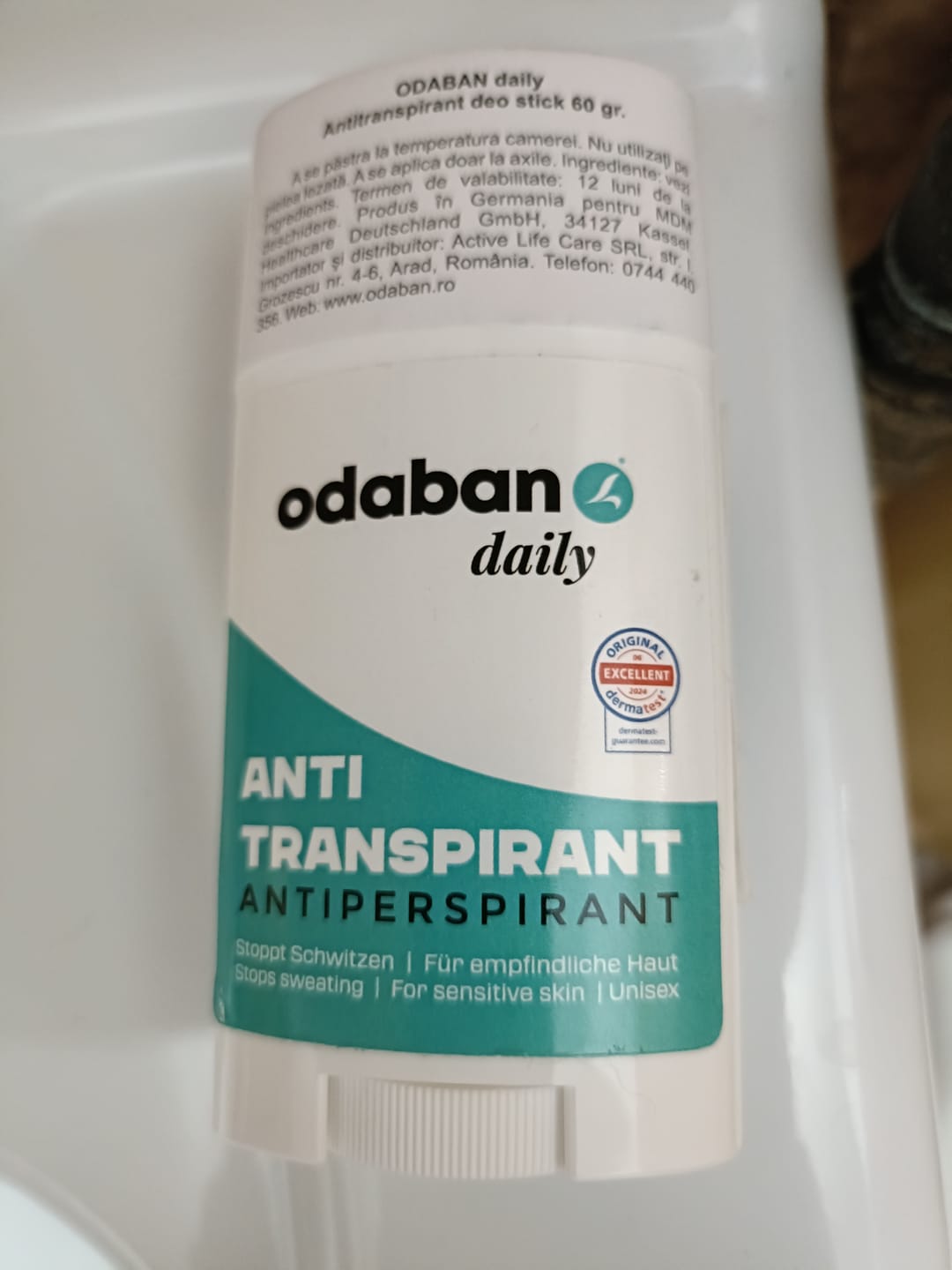 Customer photo review of odaban® Daily An­ti­perspirant Deo Stick