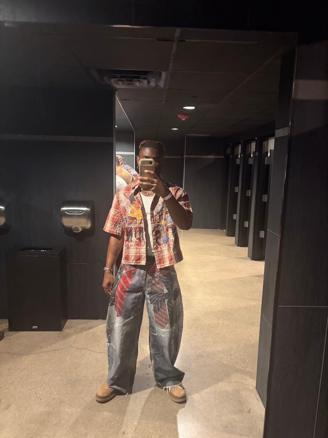 Customer photo review of L.A. Grunge Cracked Cherub Shirt-427
