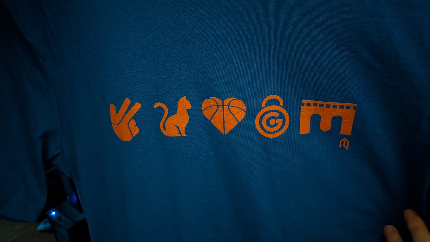 Customer photo review of NYK 5 Icons T-Shirt