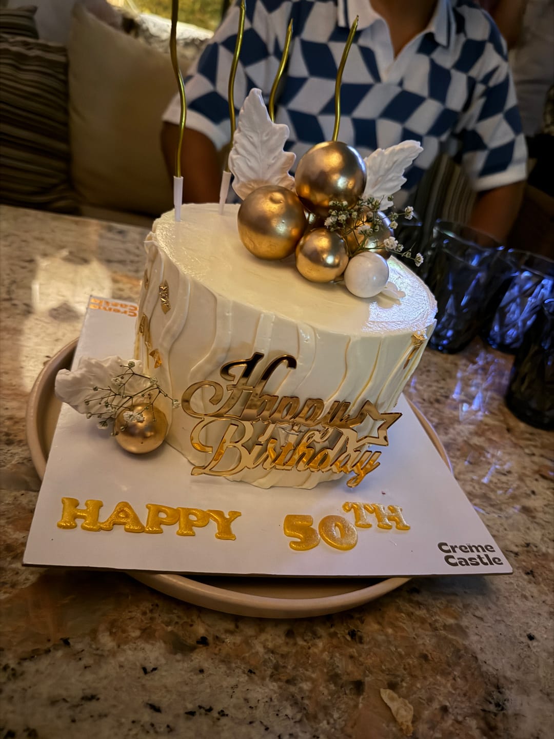 Customer photo review of Customized Flower Cake