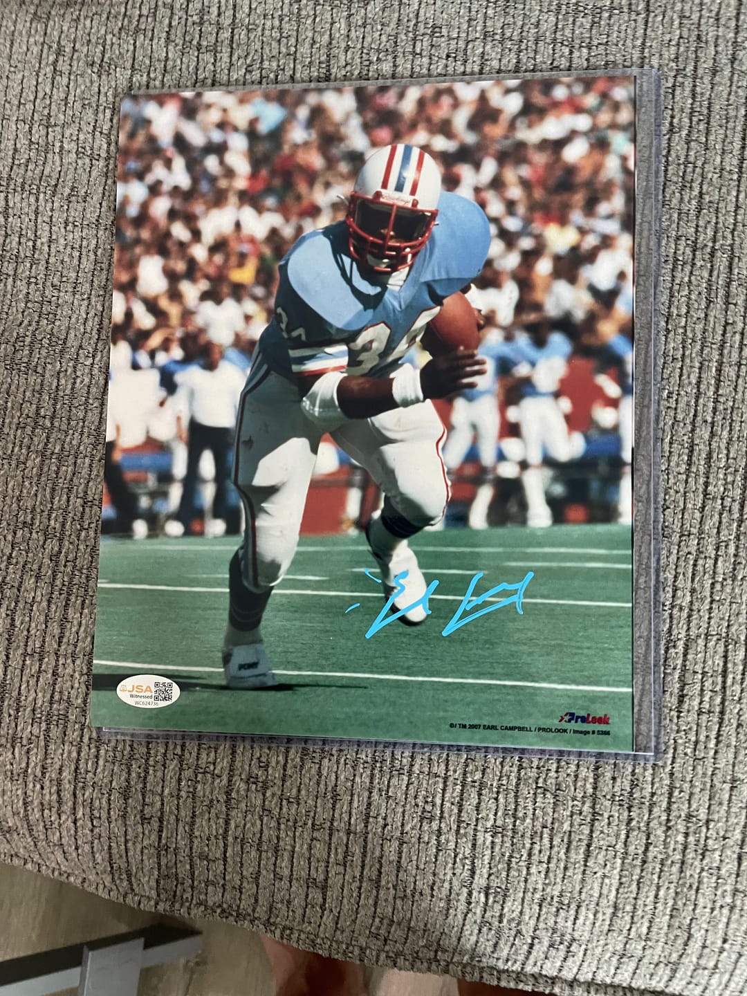 Customer photo review of Earl Campbell Autograph Signing