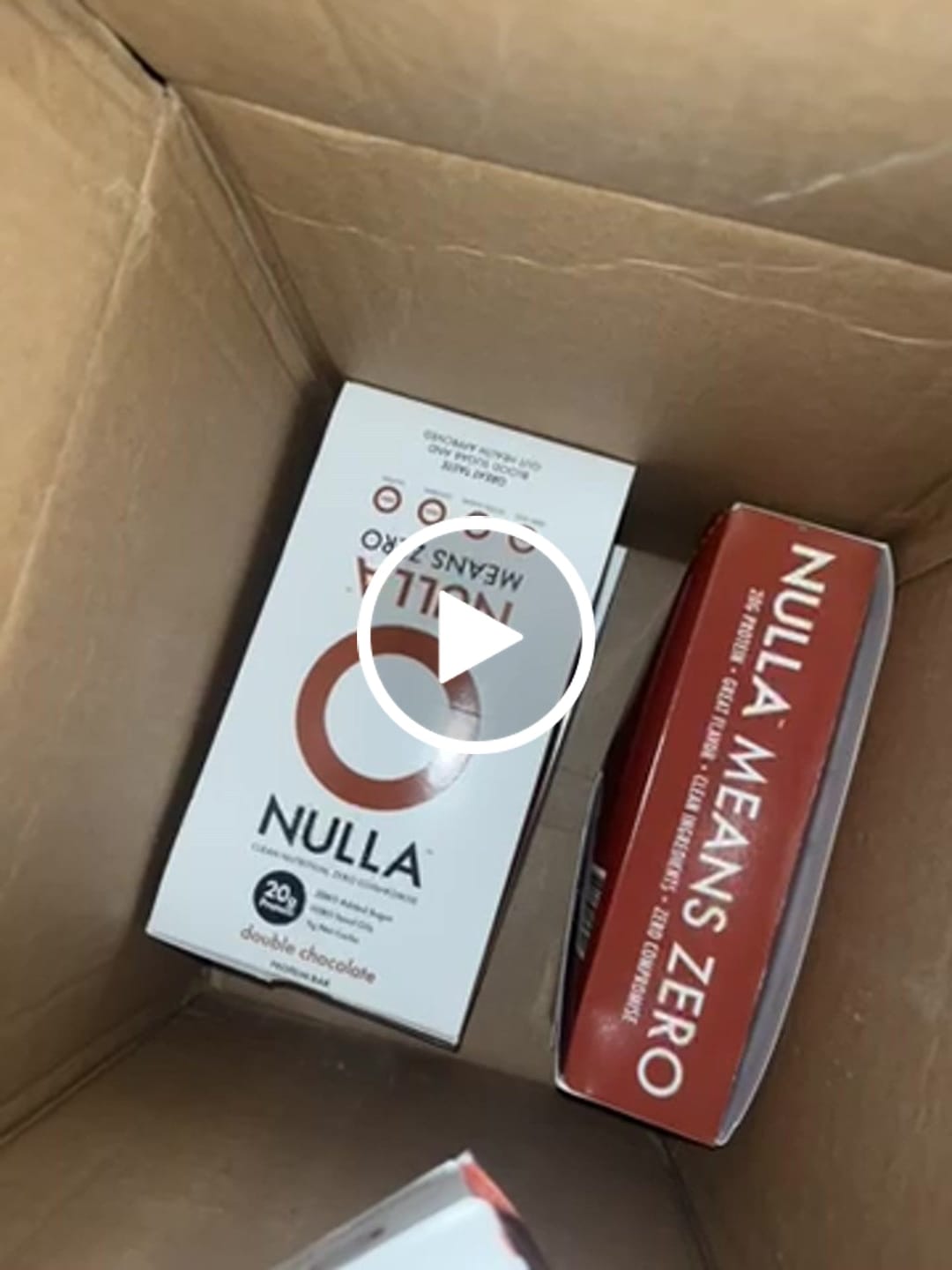 Customer video review of Cleanform Nulla Protein Bar