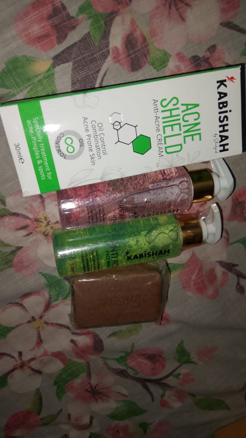 Customer photo review of 4-Step Acne Control Bundle