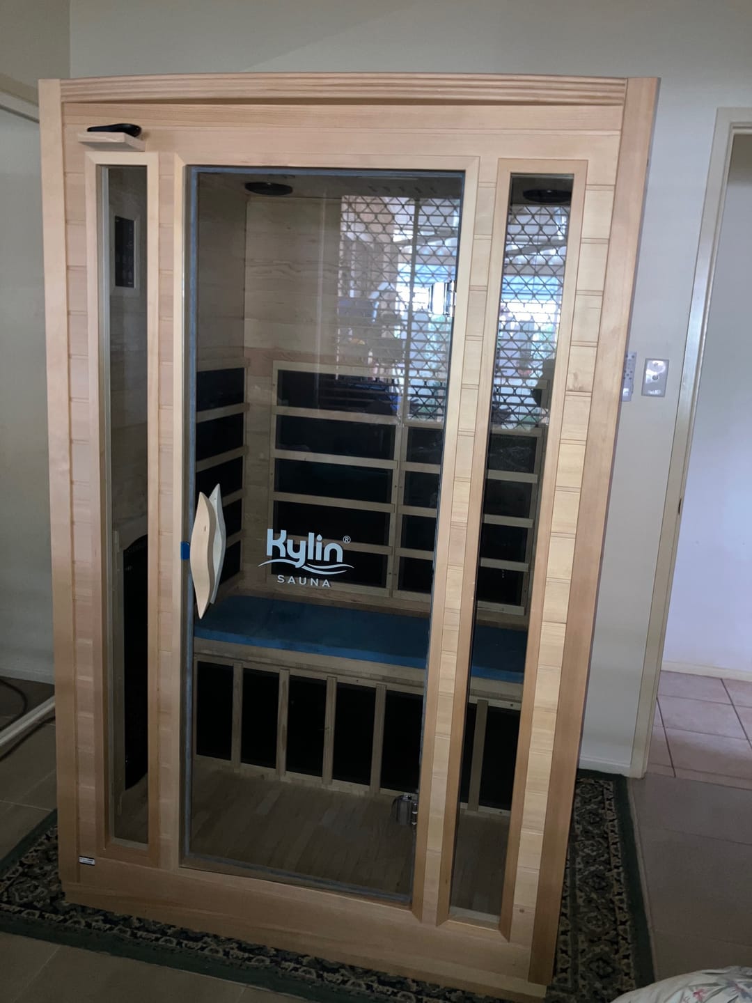 Customer photo review of Kylin Full Spectrum Low EMF Carbon Far Infrared Sauna 2 people - K8200 FS