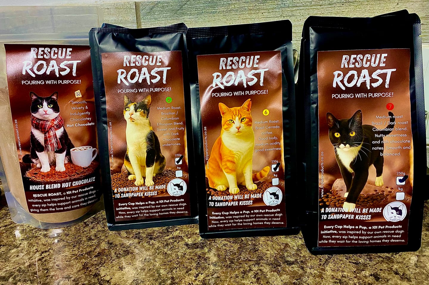 Customer photo review of Whisker Wiggle Roast (Sandpaper Kisses Feral Cats) #1