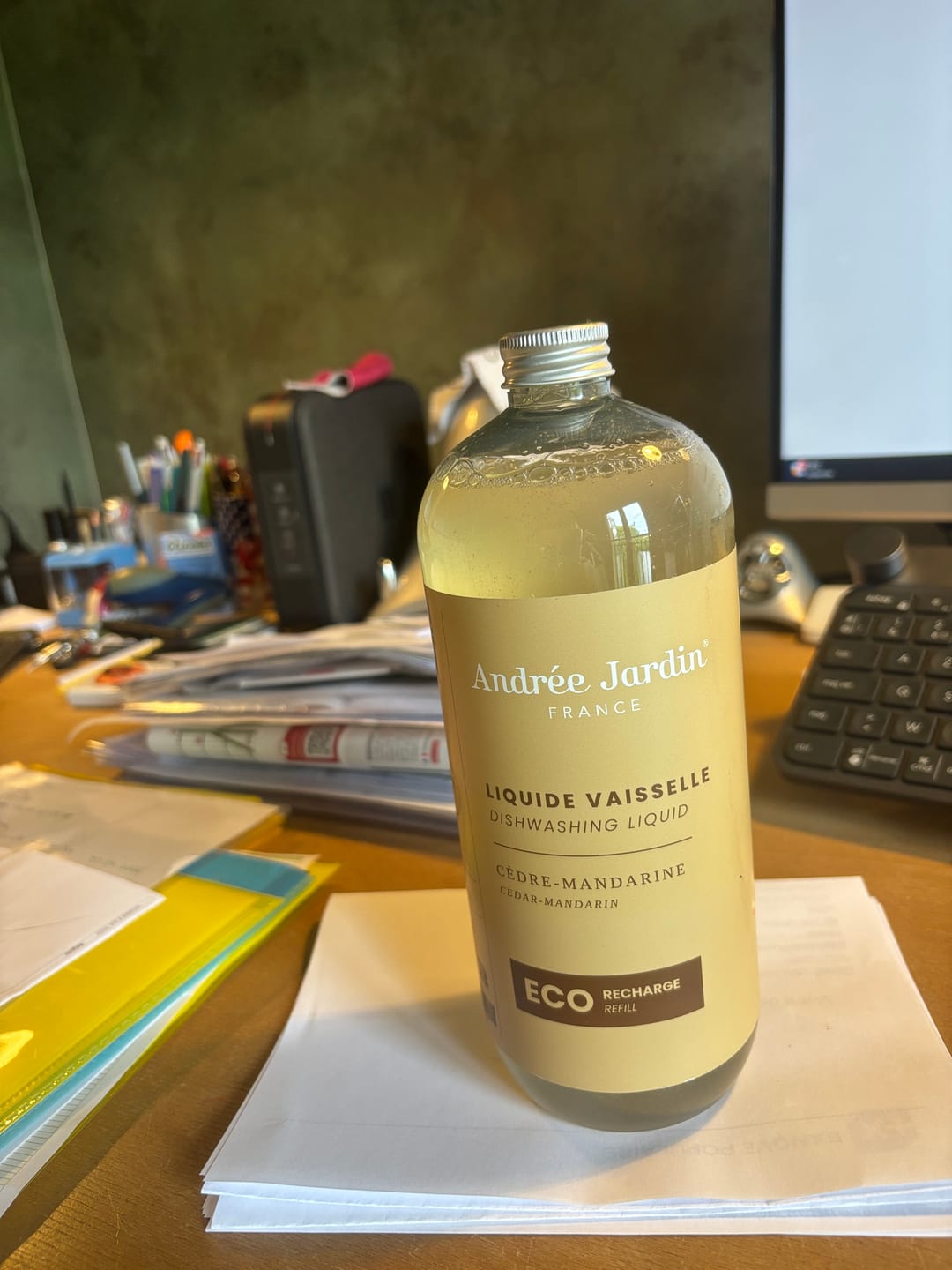 Customer photo review of Recharge liquide vaisselle 1L