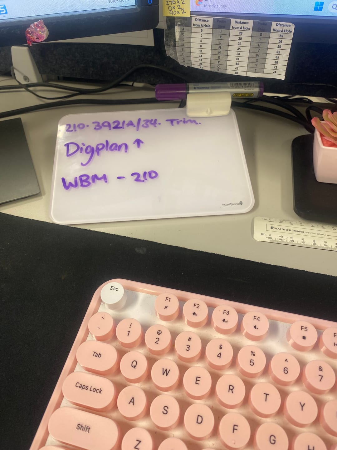 Customer photo review of DeskBoard Buddy Mini