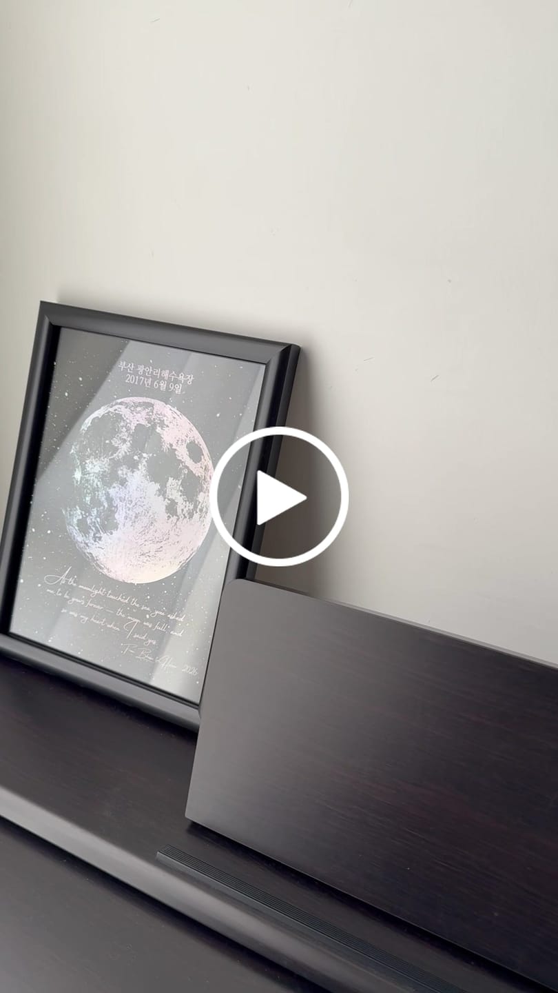 Customer video review of Mapa Lunar Holográfico