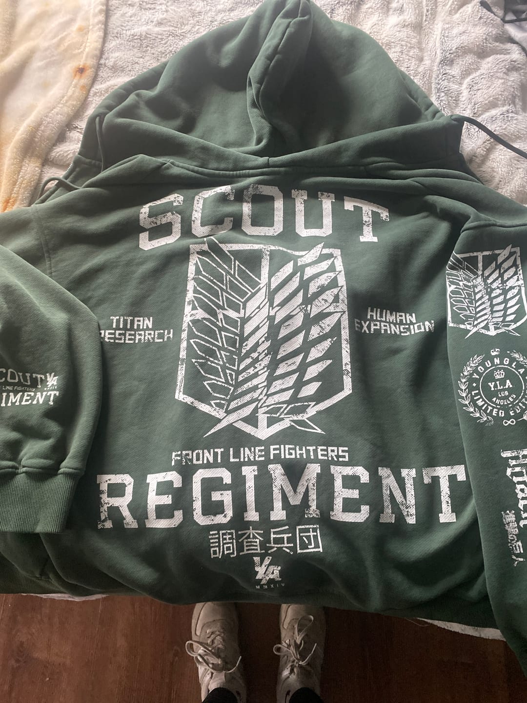 Customer photo review of 5138 - AOT©  x YLA Zip-Up Hoodies