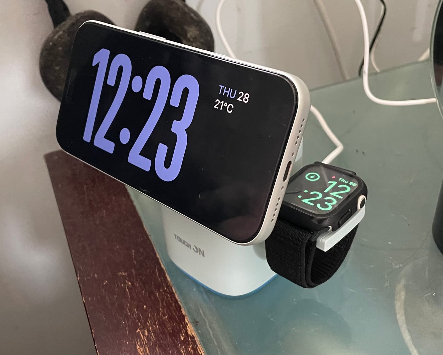 Customer photo review of Tough On MagPro 3-in-1 Wireless Charger