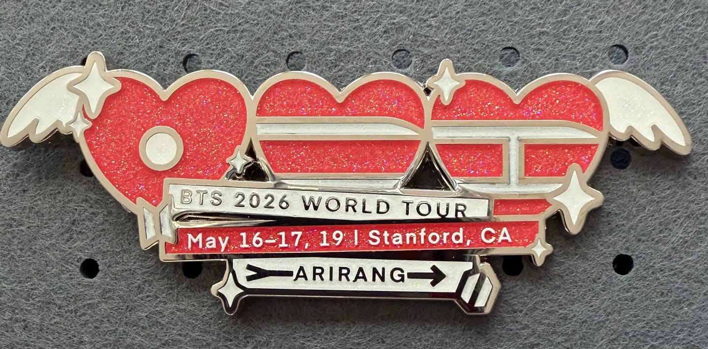 Customer photo review of BTS 2026 City Tour Pin