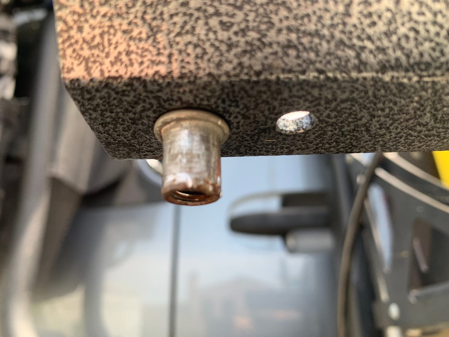 Customer photo review of Soft-Touch Knob for Bike Rack Pivot Clamp