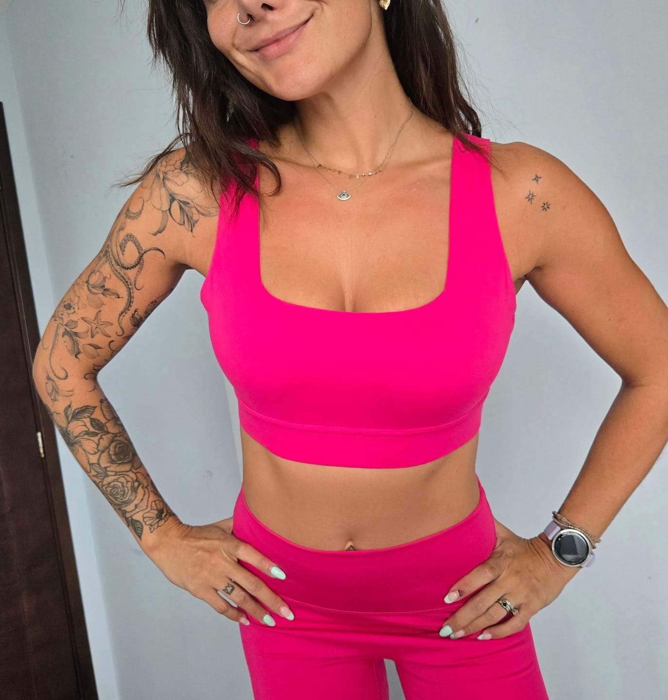 Customer photo review of DAYDREAM Square Neck Sports Bra